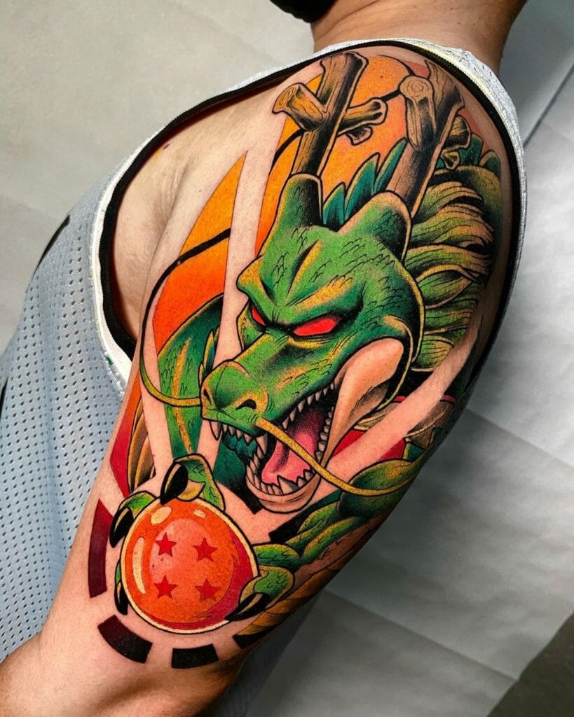 Share More Than Dragon Ball Shenron Tattoo Latest Vova Edu Vn