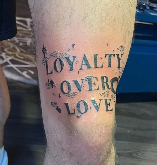 Artistic Expression Loyalty Tattoo