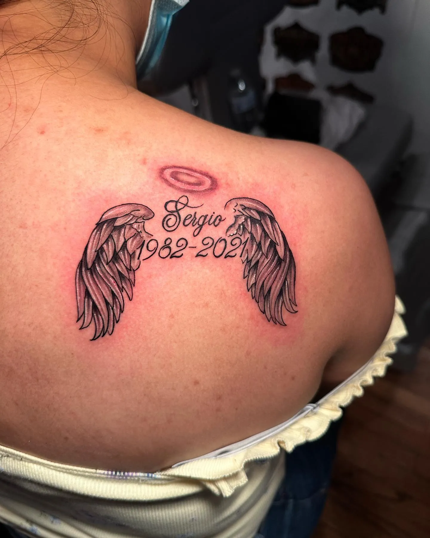 Gentle Wings with Date Remembering Loved Ones