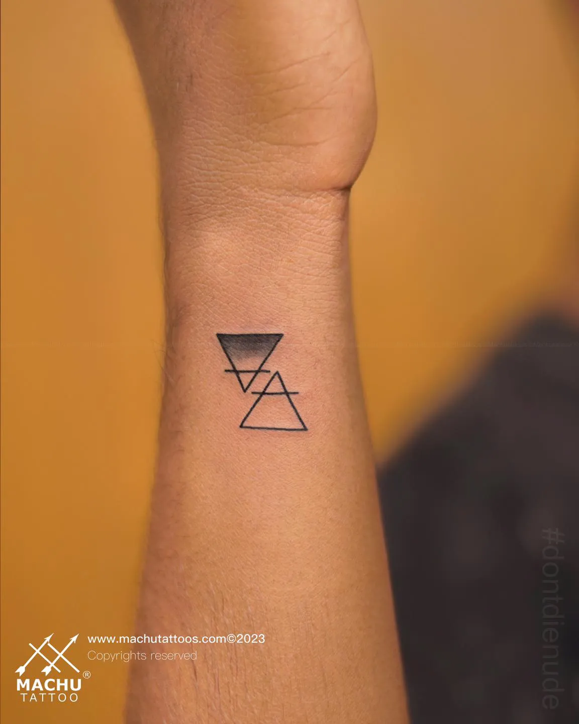 Pin by Alexis Santos on Tattoos | Tattoos, Triangle tattoo, Deathly hallows  tattoo