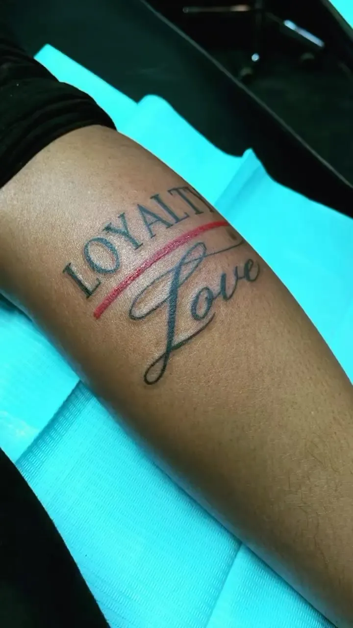 Loyalty Above Love with a Distinct Heart Highlight