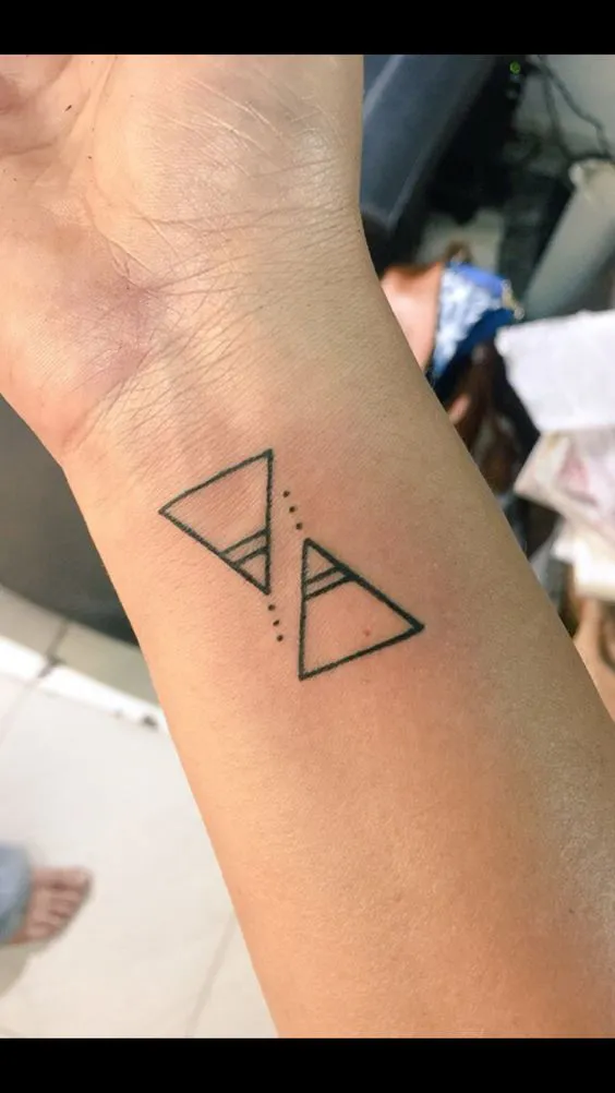 Minimalistic Approach to Triple Triangle Inking