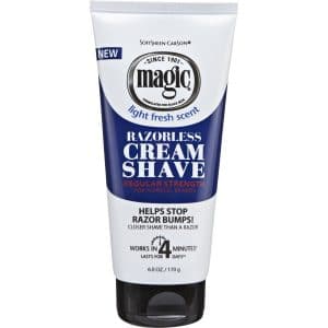 Magic Razorless Cream Shave Regular Strength (4oz)