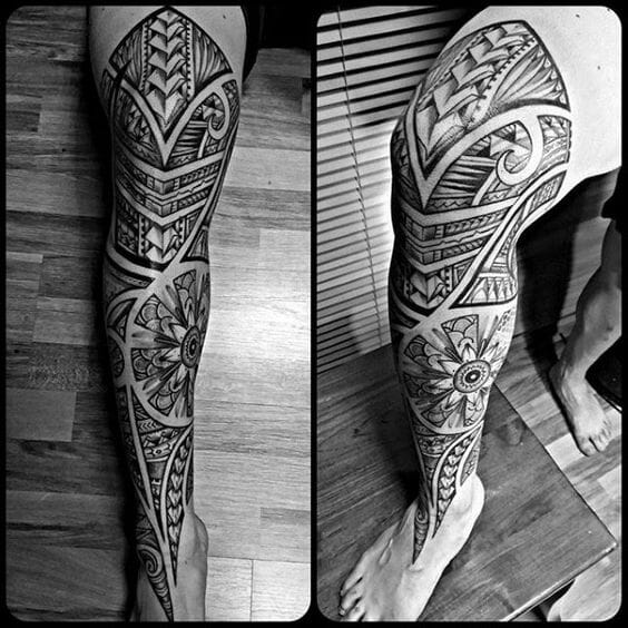 Traditional Tribal Leg Design