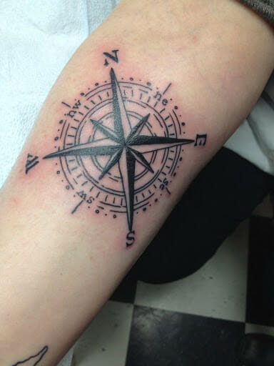 great compass tattoo