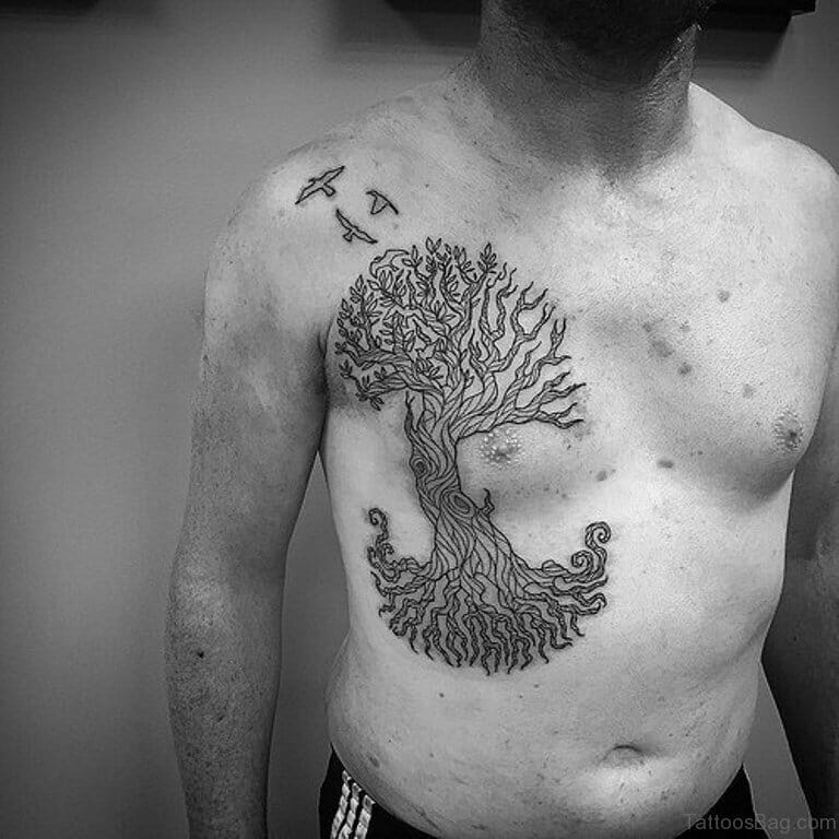 Outline Tree Tattoo