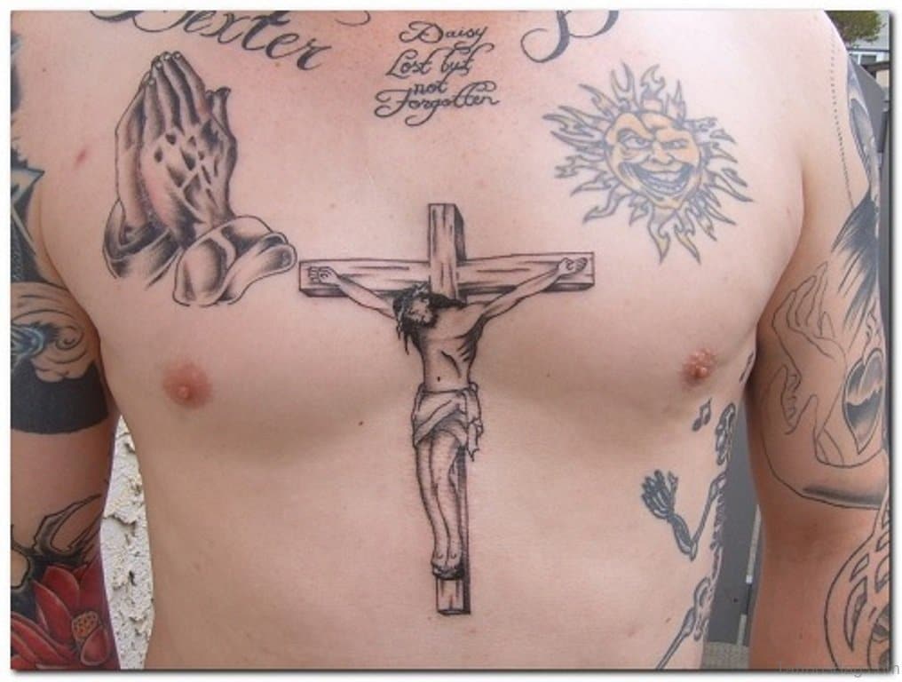 Jesus On A Cross Tattoo