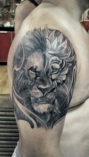 Bad Lion Tattoo For Men