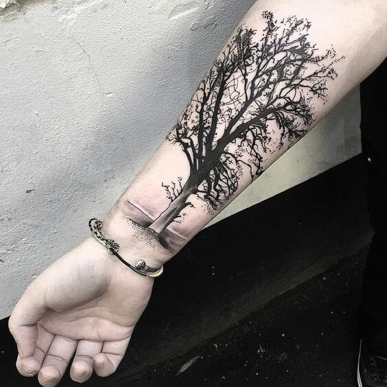Forearm Tree Tattoos