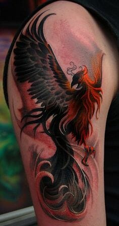 Cool Phoenix Tattoo
