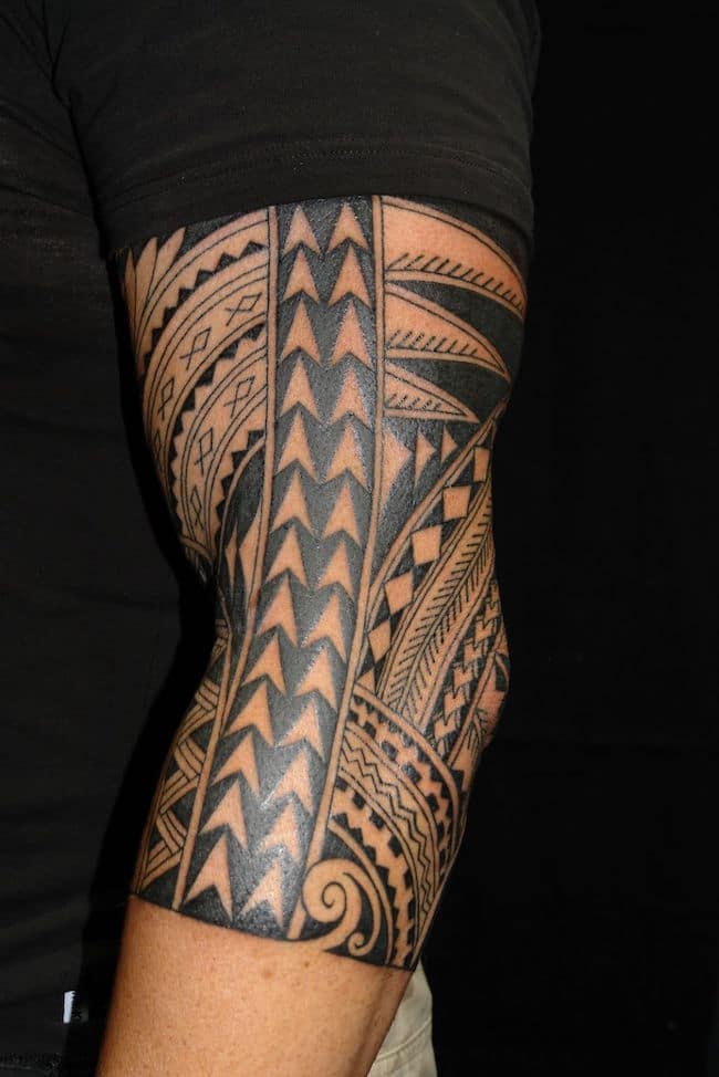 Islander Tribal Arm Tattoo