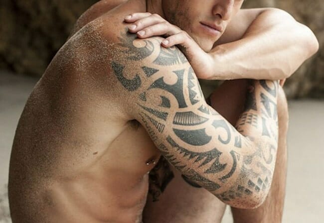 Maori Tribal Arm Tattoo