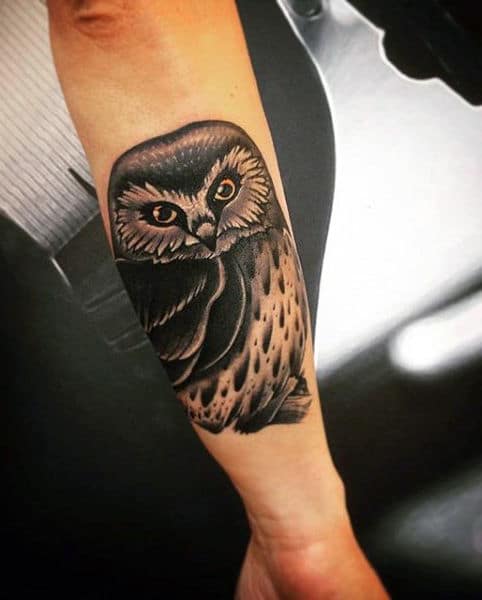 Mystical Owl Tattoo