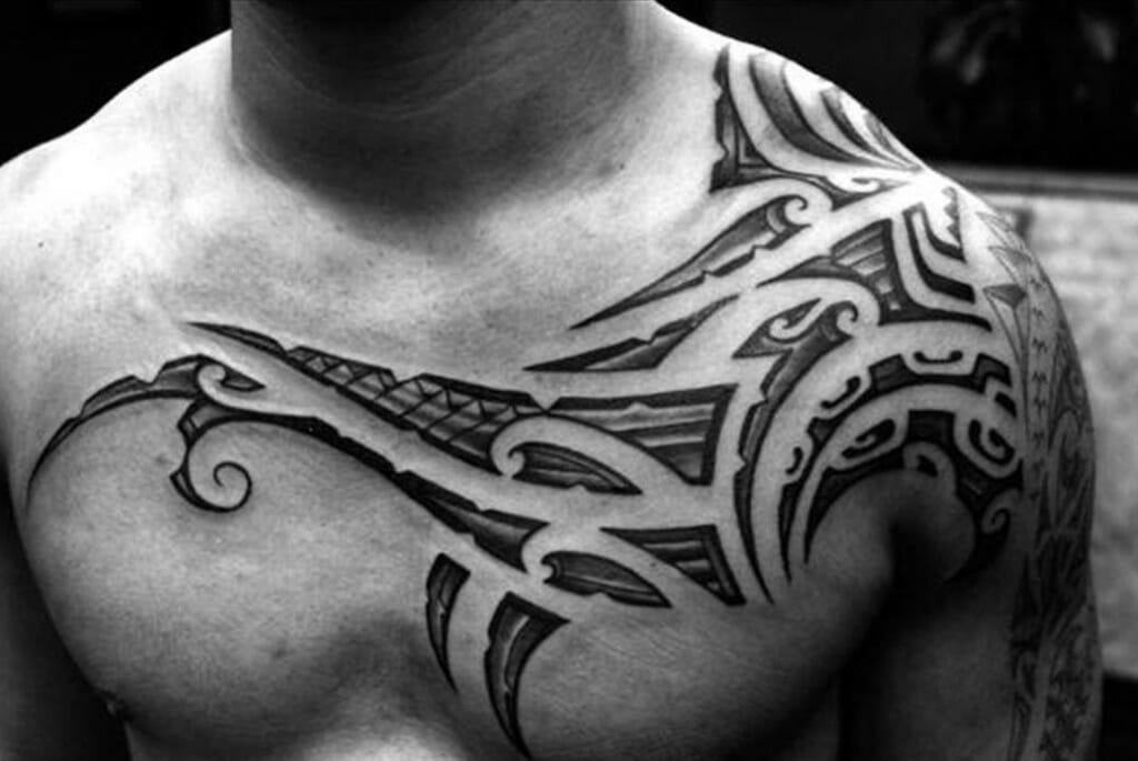 Meaning Small Tribal Chest Tattoos For Men