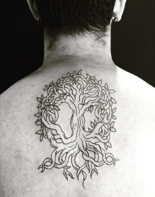 Twisted Tree Tattoo
