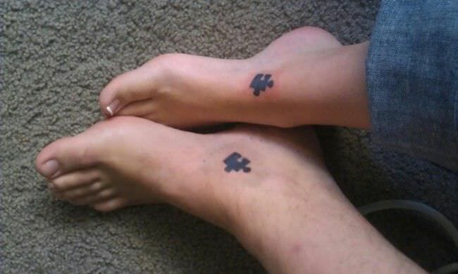 Puzzle Couples Tattoos