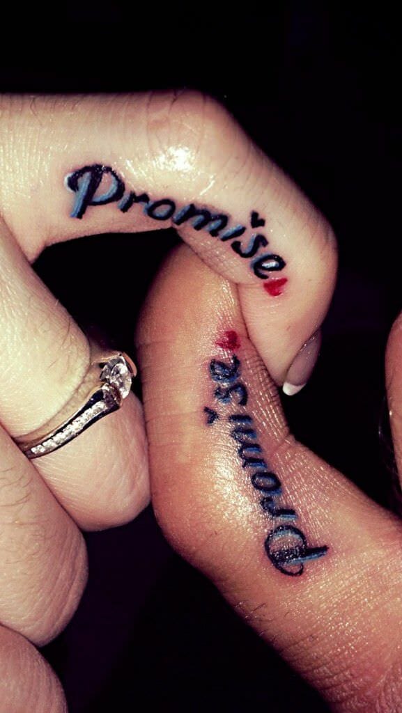 Promise Hand Tattoo