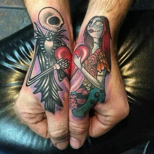 Couples Skeleton Tattoos