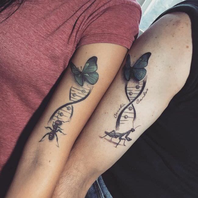 matching couples tattoo