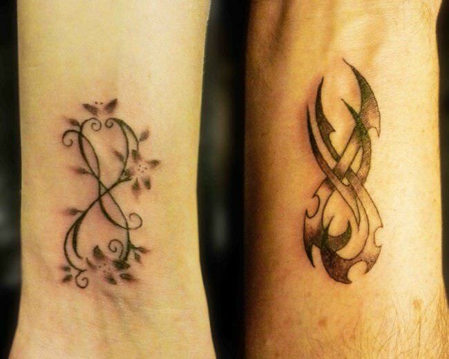 Couple Tattoo Pattern