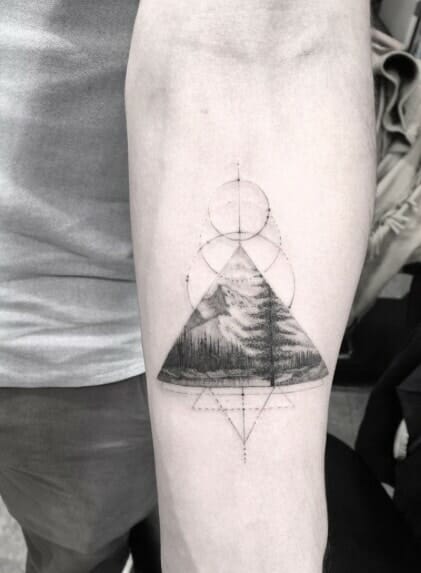 Triangle Arm Tattoo