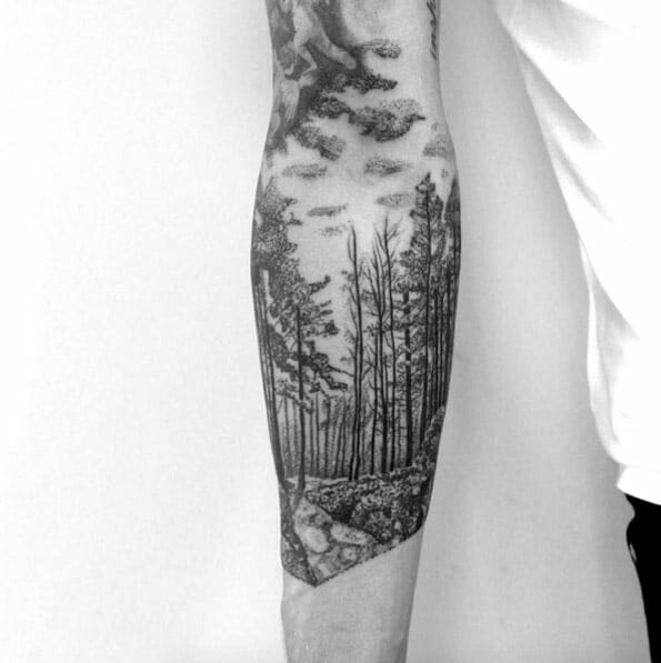 Forest Arm Tattoo