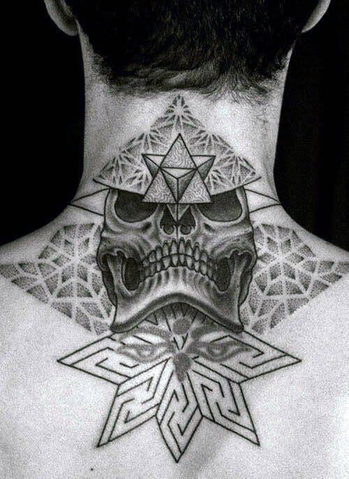 Grey Skull Tattoo