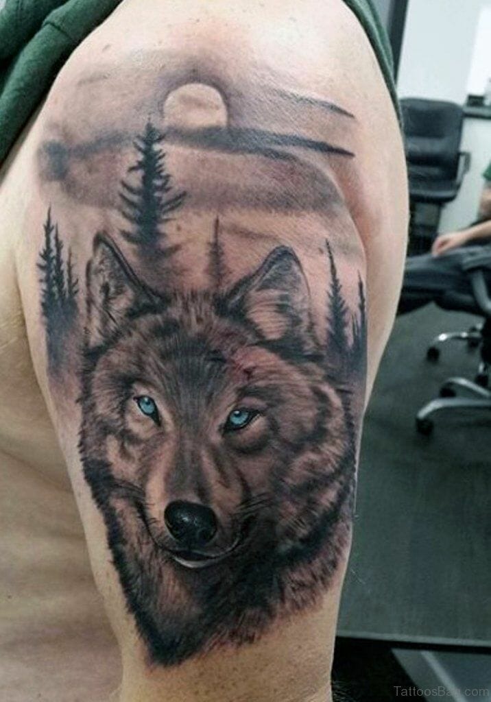 Indian wolf Tattoo