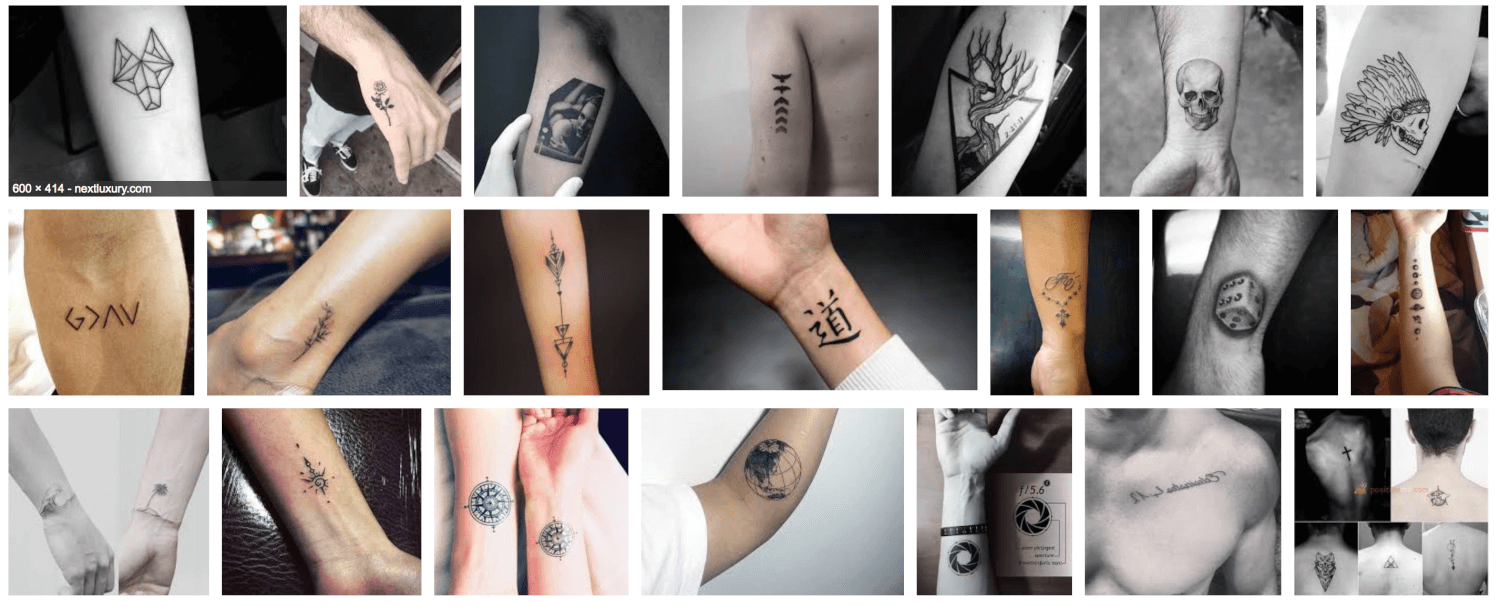  1001  Ideas for Unique and Meaningful Small Tattoos for Men