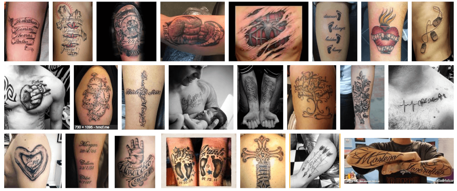 Cross And Names Tattoo By Malitia Tattoo89 On Deviantart Kid Name Tattoo Na...