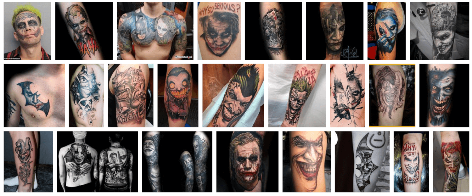 Darkside Tattoo : Tattoos : Body Part Arm : Joker Tattoo