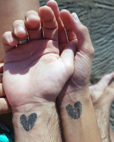 Couples Heart Tattoo