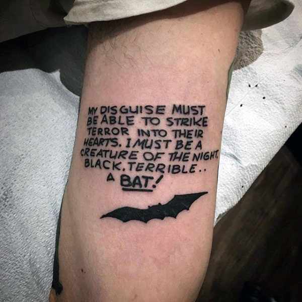 Batman Quote Tattoo