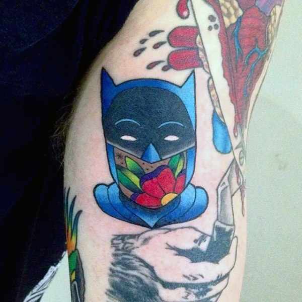 Batman Creative Arm Tattoo
