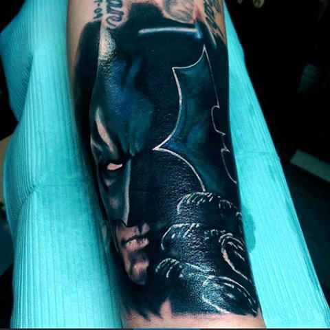 Cool Batman Arm Tattoo