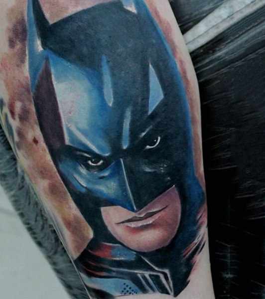 Cool Batman Arm Tattoo