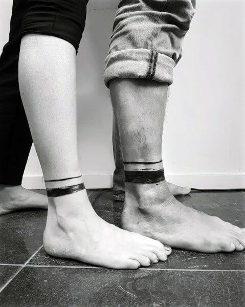 Couples Ankle Tattoo