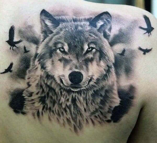 cool wolf tattoos for guys Outsons