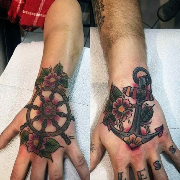 101 Hand tattoo ideas for Men, incl initials, pics, symbols and dates ...
