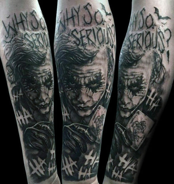 101 Joker tattoo designs for men - (incl, legs, backs, sleeves, etc ...