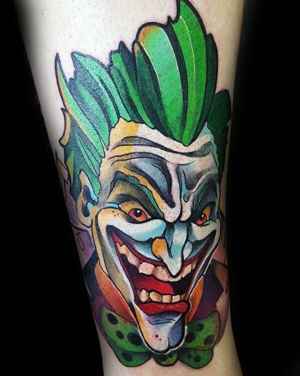 Creative The Joker Inner Arm Tattoo