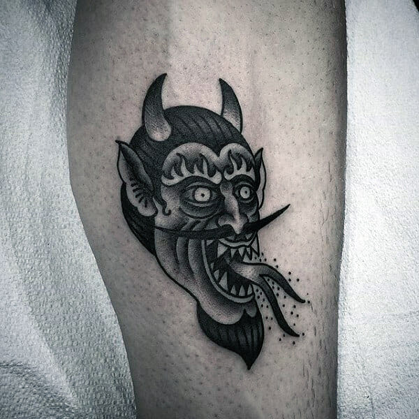 Demon Head Tattoos