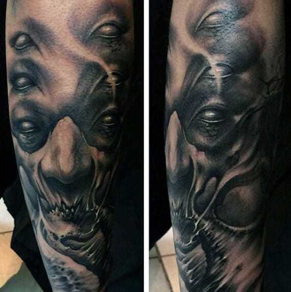 Demon Head Tattoos