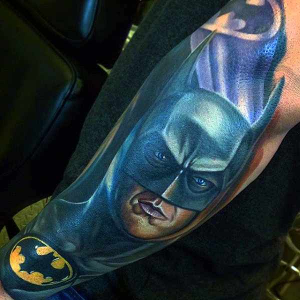 Batman Half Sleeve Tattoo