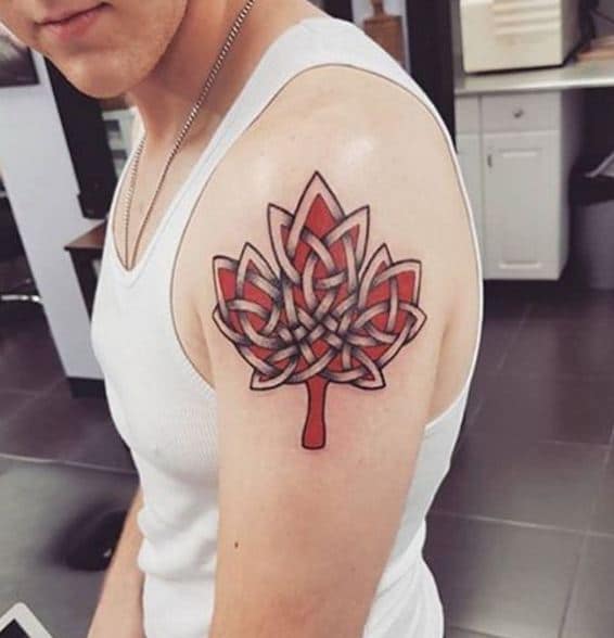 Celtic Leaf Tattoo