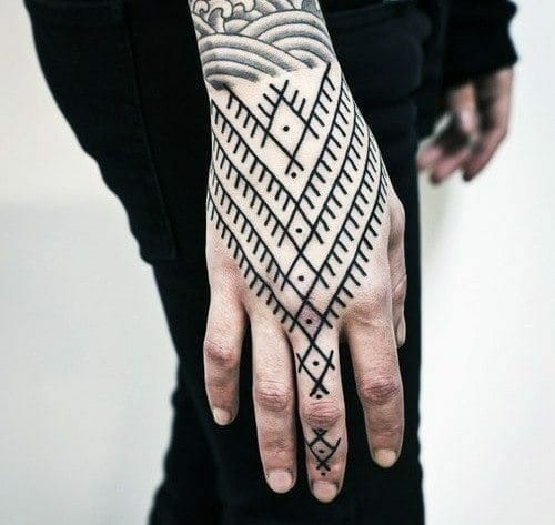 Hand Tattoo Design 