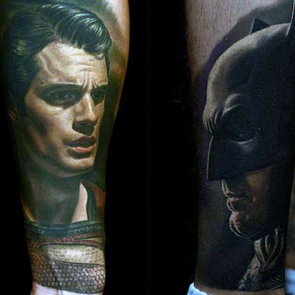 Batman Tattoo Arm Design