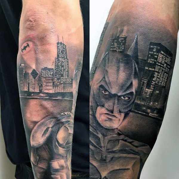 Batman Arn Tattoo