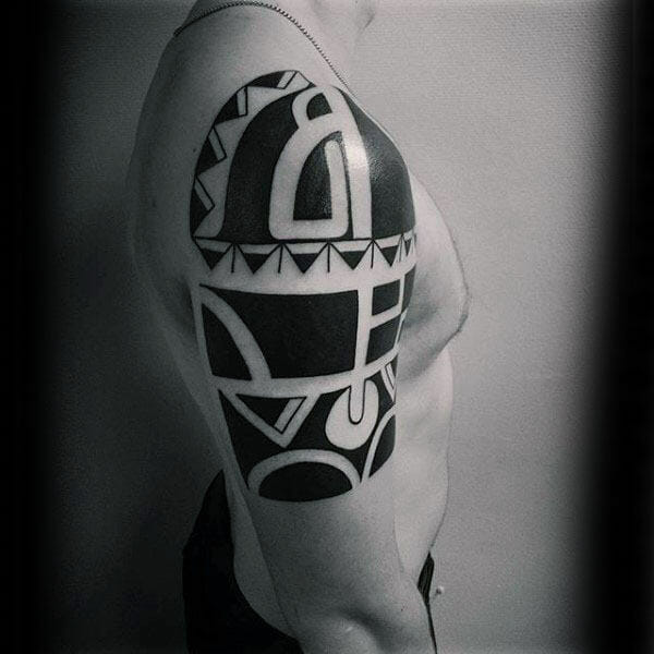 Cool Tribal Arm Tattoo