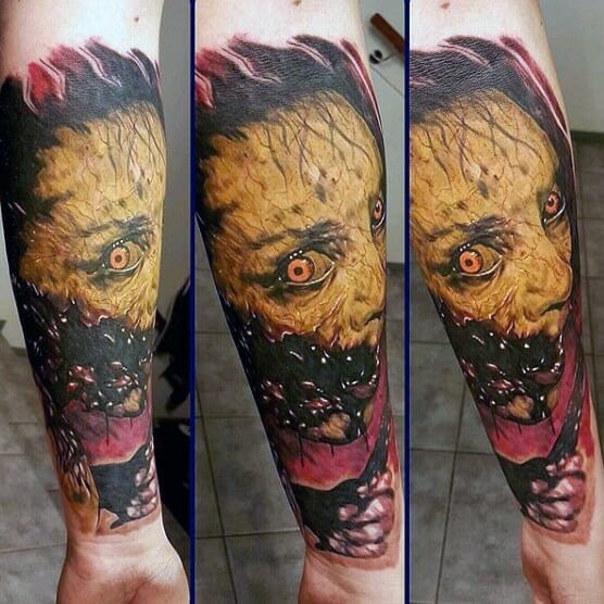 Demonic Sleeve Tattoo